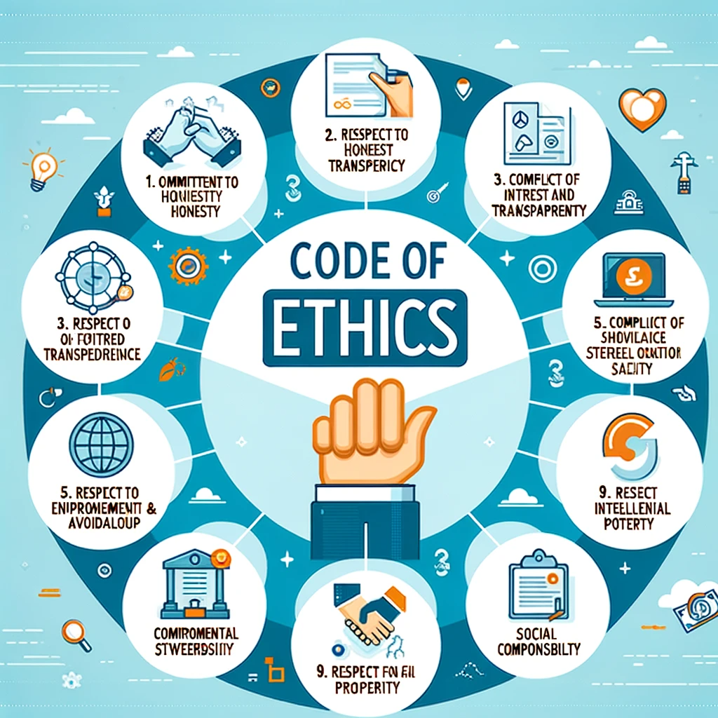 An Infographic for code of ethics for business owners areas