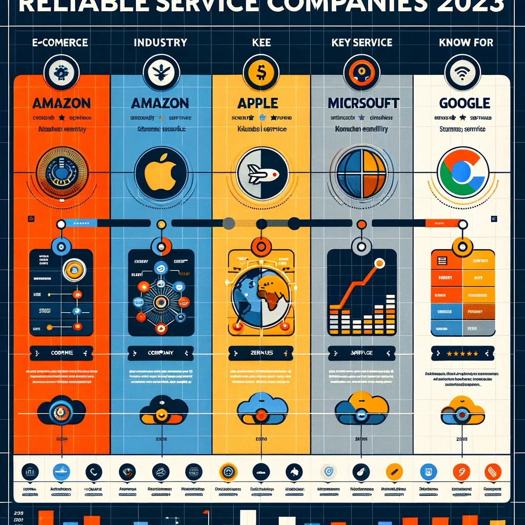 An infographic for reliable service