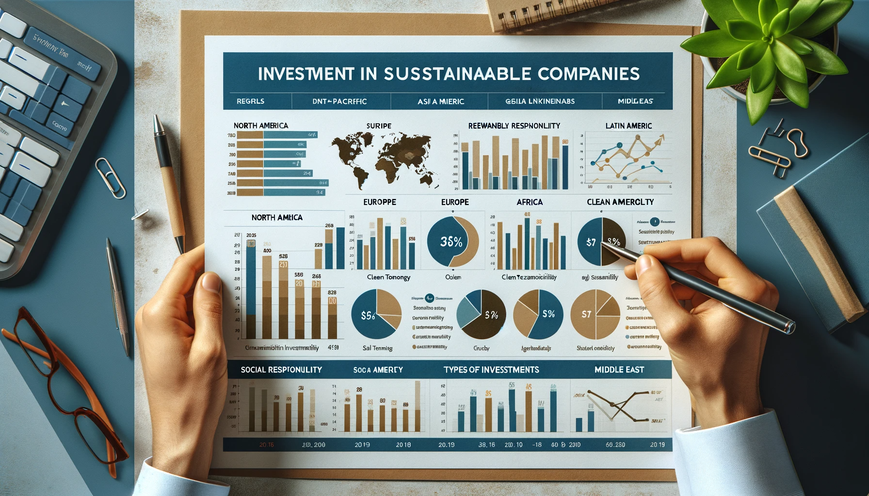 A Chart Table for Invest in Sustainable Companies